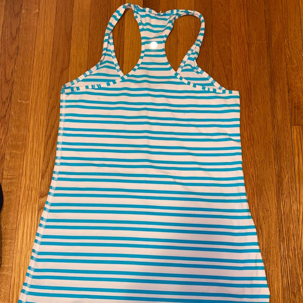 lululemon striped tank top